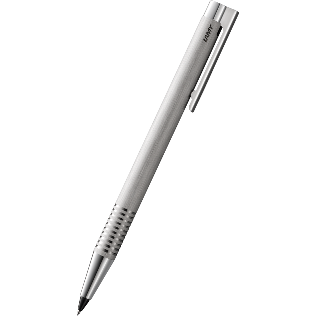Lamy Logo Mechanical Pencil - Brushed Stainless Steel - 0.5mm-Pen Boutique Ltd
