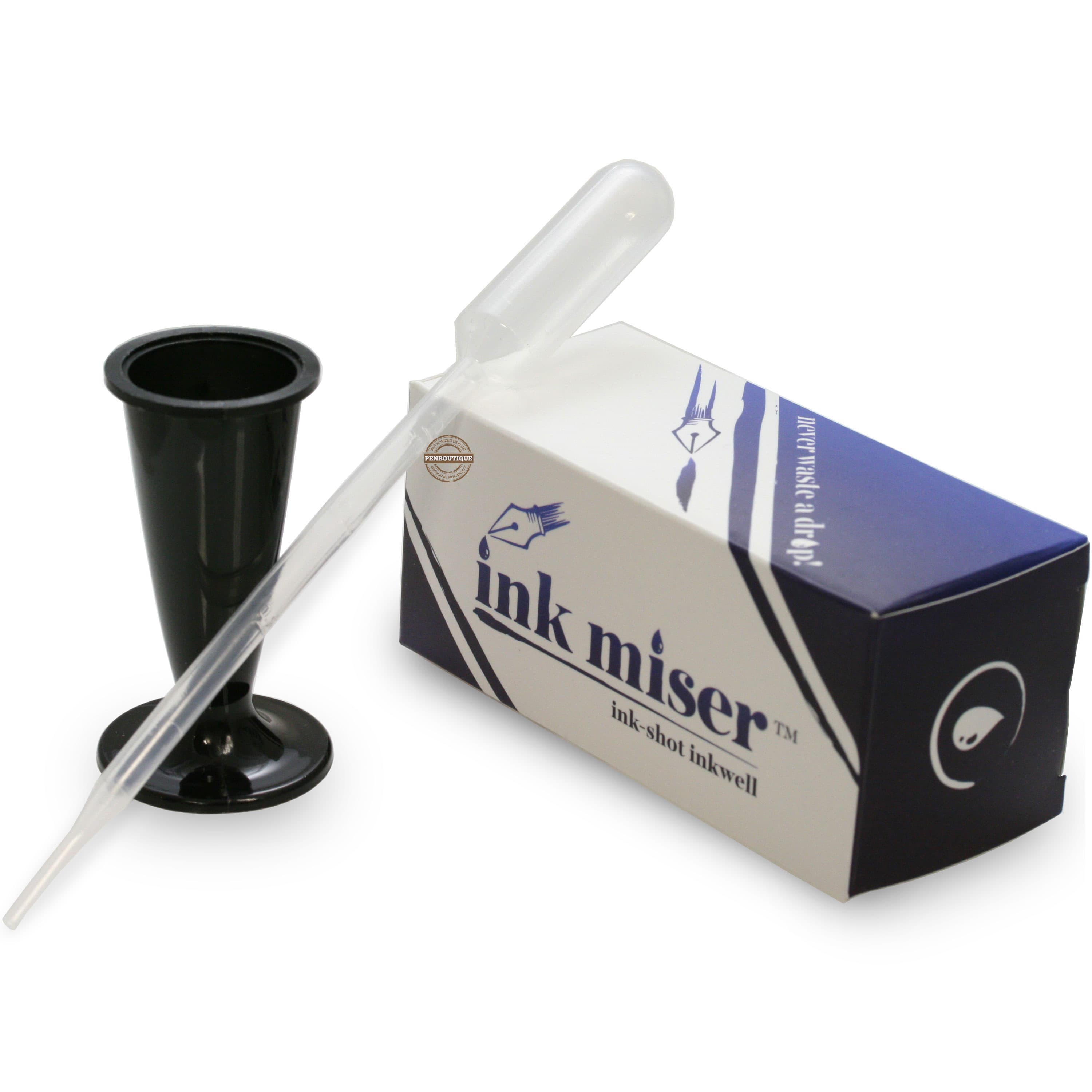 Luxury Brands Ink Miser Ink-Shot Inkwell - Black-Pen Boutique Ltd