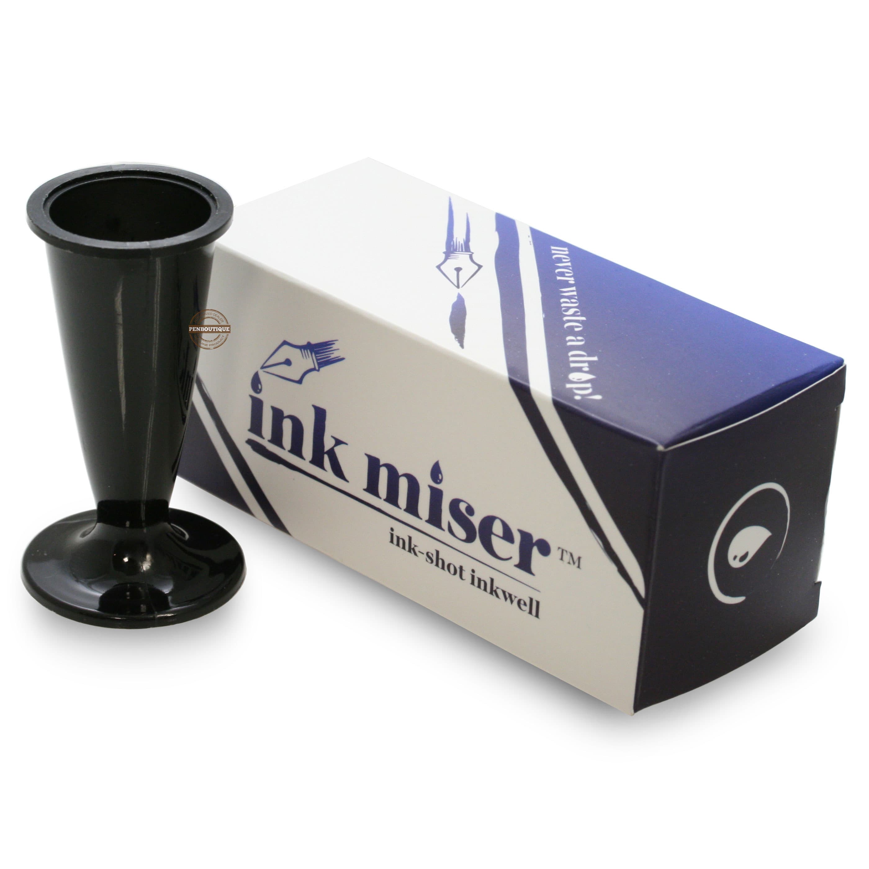 Luxury Brands Ink Miser Ink-Shot Inkwell - Black-Pen Boutique Ltd