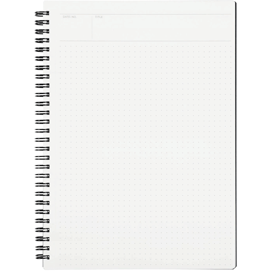 Maruman Mnemosyne Notebooks - Black - Dot - B5-Pen Boutique Ltd