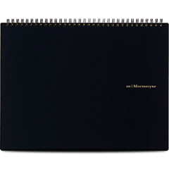 Maruman Mnemosyne Notebooks - Black - Grid - A4-Pen Boutique Ltd