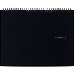 Maruman Mnemosyne Notebooks - Black - Grid - A4-Pen Boutique Ltd
