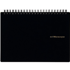 Maruman Mnemosyne Notebooks - Black - Grid - A5-Pen Boutique Ltd