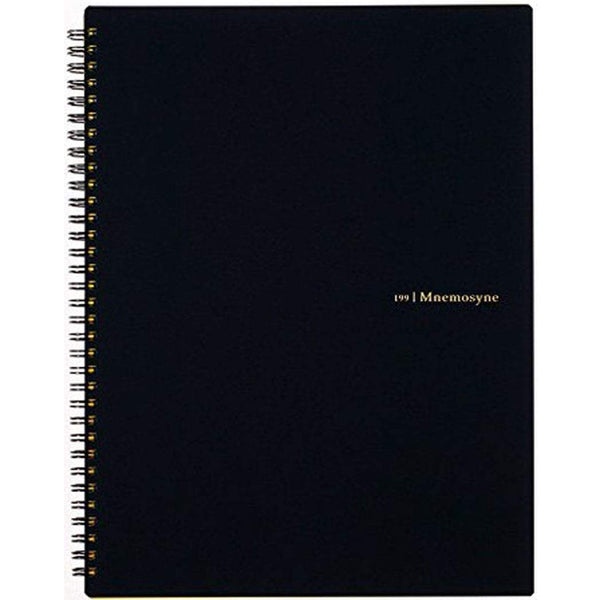 Maruman Mnemosyne Notebooks - Black - Lined - A4-Pen Boutique Ltd