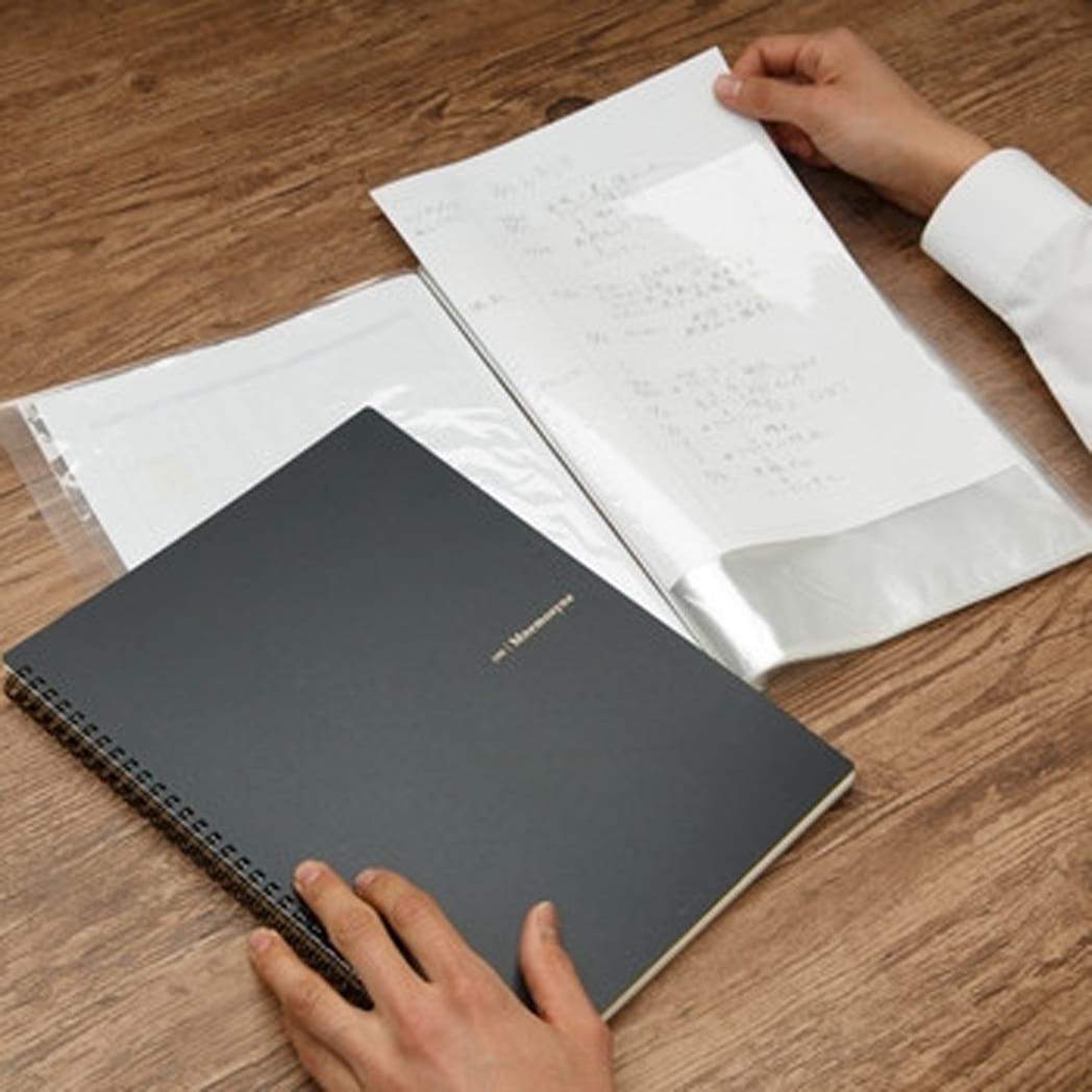 Maruman Mnemosyne Notebooks - Black - Lined - A5-Pen Boutique Ltd