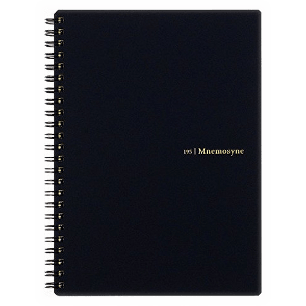 Maruman Mnemosyne Notebooks - Black - Lined - A5-Pen Boutique Ltd