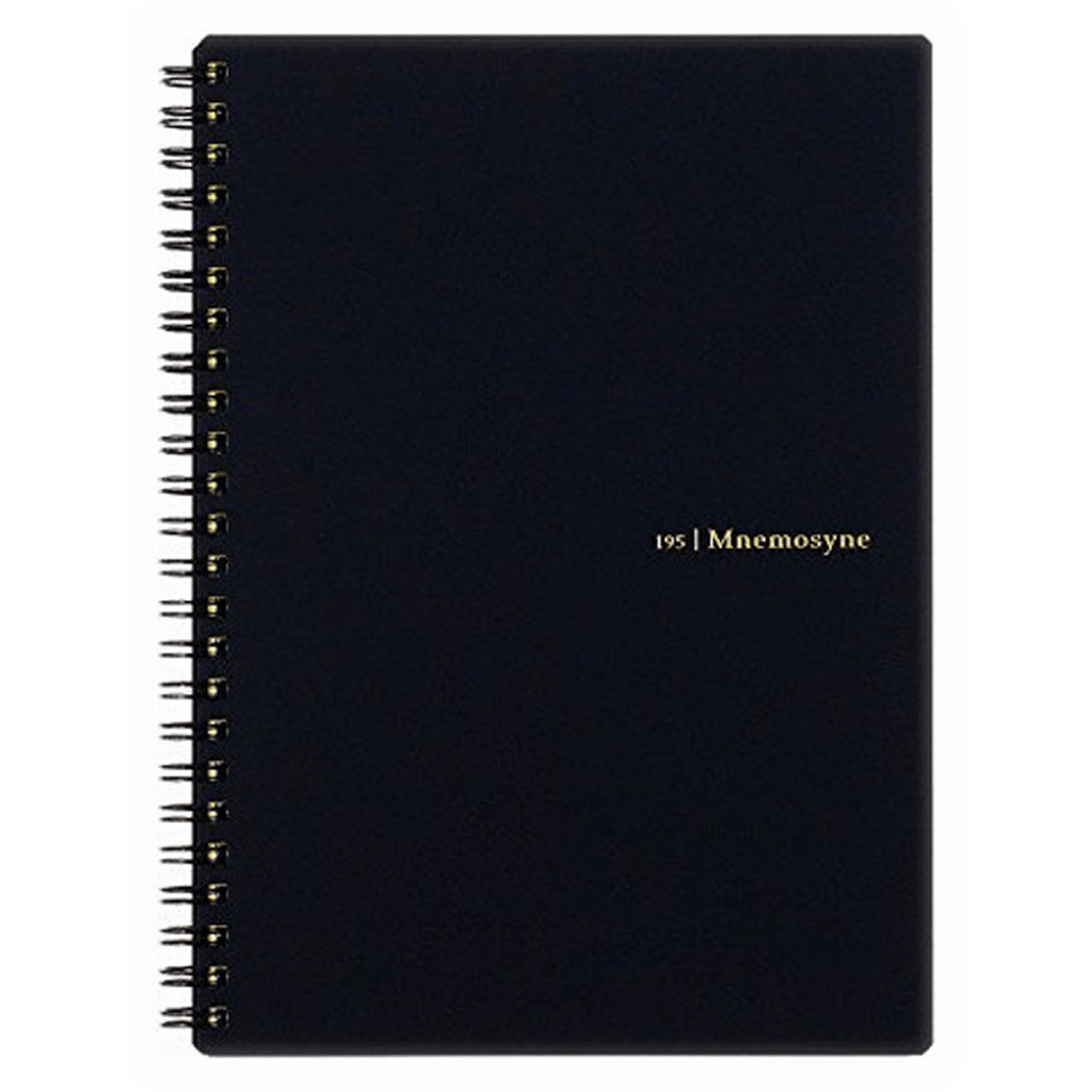 Maruman Mnemosyne Notebooks - Black - Lined - A5-Pen Boutique Ltd