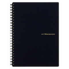 Maruman Mnemosyne Notebooks - Black - Lined - A5-Pen Boutique Ltd