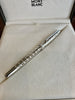 Montblanc 163 Solitaire Rollerball Pen - Platinum plated Facet-Pen Boutique Ltd