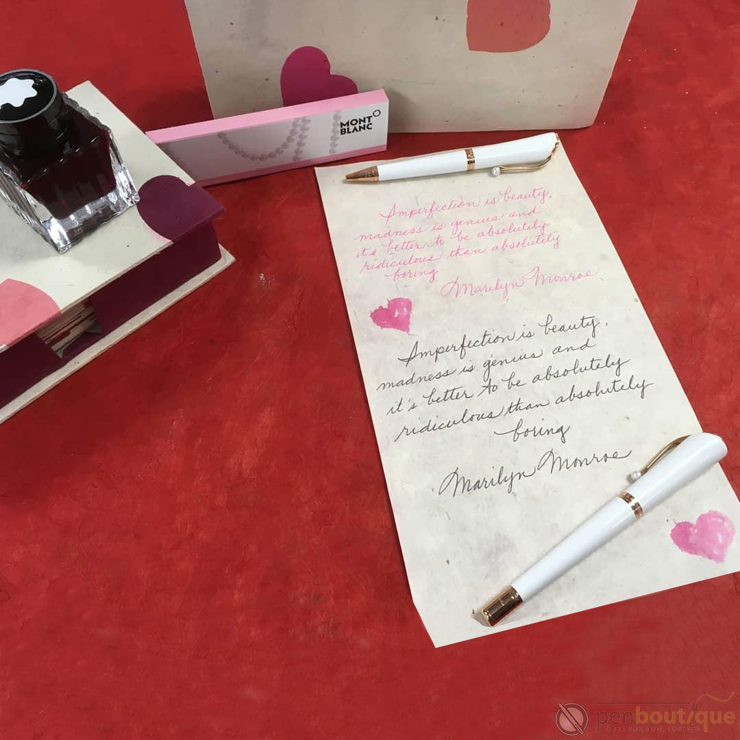 Montblanc Muses Marilyn Monroe Rollerball Pen - Special Edition - Pearl-Pen Boutique Ltd
