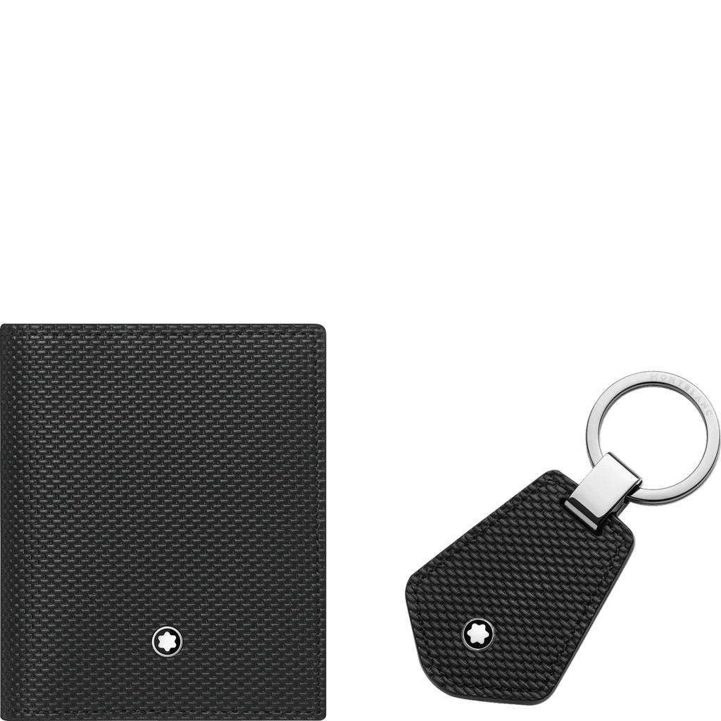 Montblanc Gift Set - Black (Business Card Holder & Key Fob)-Pen Boutique Ltd
