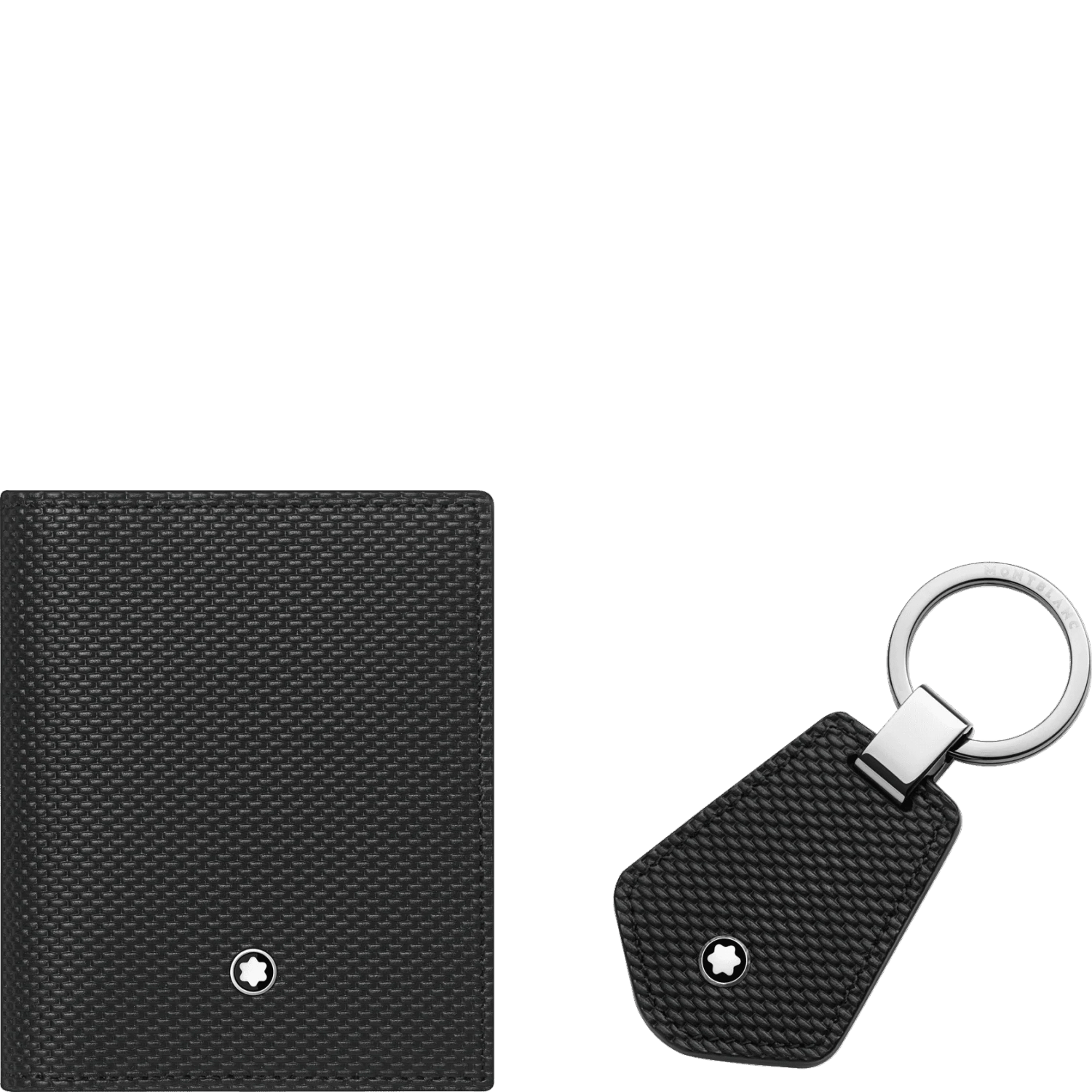 Montblanc Gift Set Black Business Card Holder Key Fob Pen