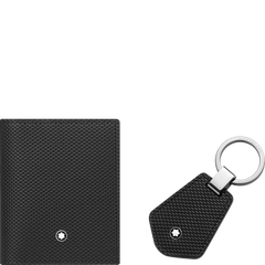 Montblanc Gift Set - Black (Business Card Holder & Key Fob)-Pen Boutique Ltd