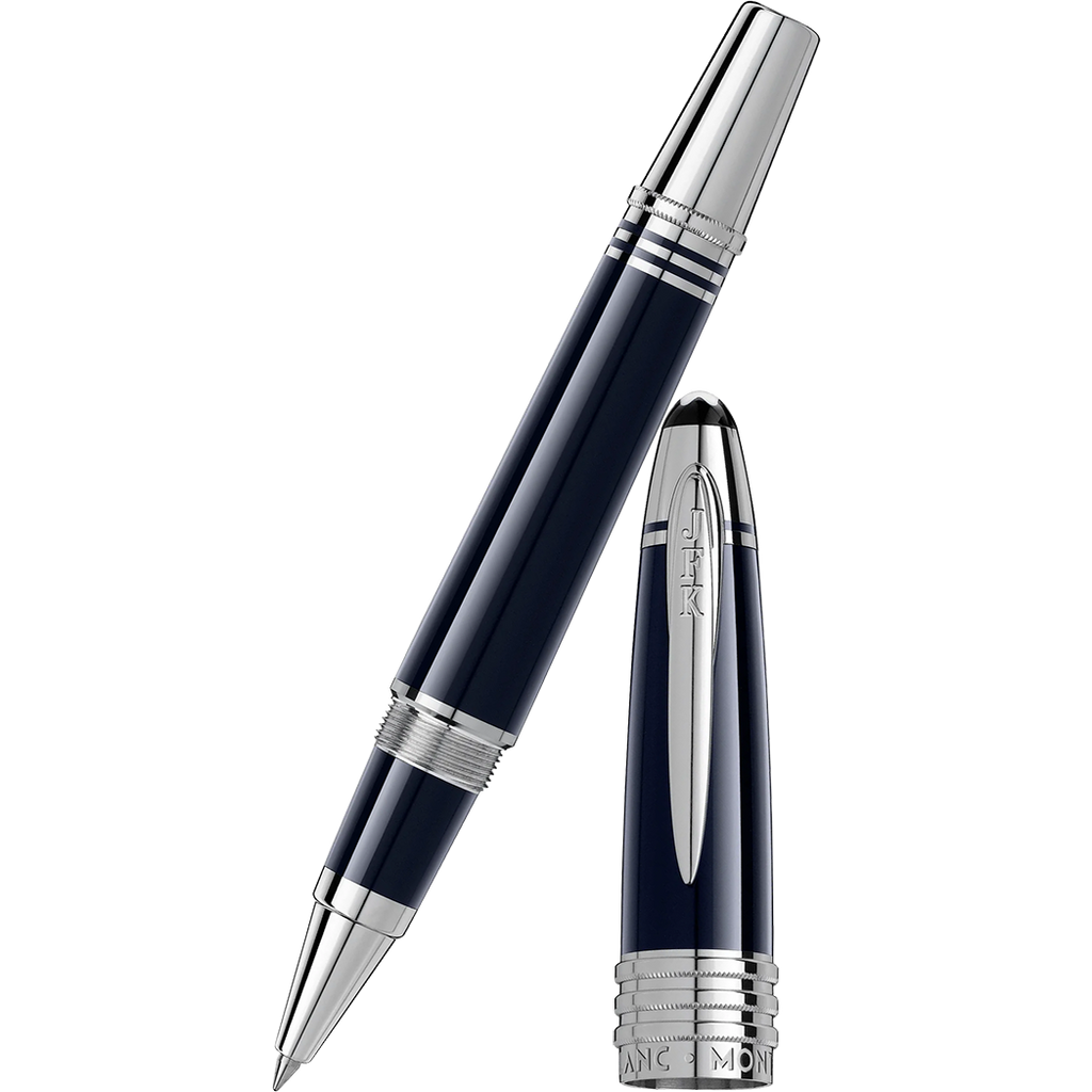 Montblanc Great Characters Rollerball Pen - Special Edition - John F. Kennedy - Dark Blue-Pen Boutique Ltd