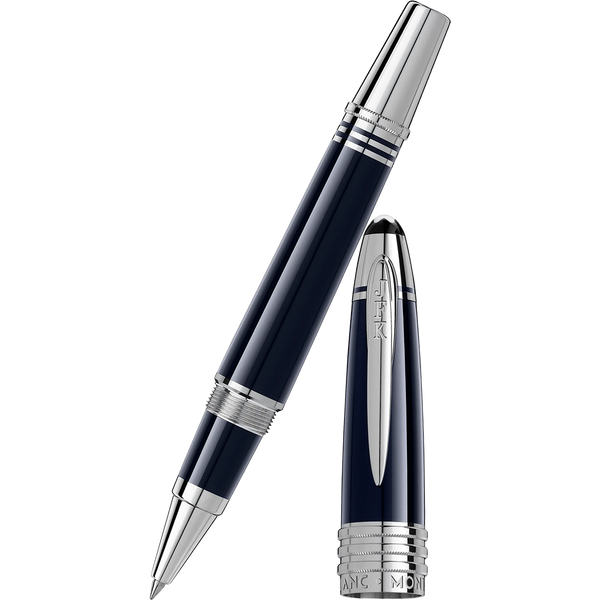 Montblanc Great Characters Rollerball Pen - Special Edition - John F. Kennedy - Dark Blue-Pen Boutique Ltd