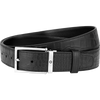 Montblanc Leather Belt - Black-Pen Boutique Ltd
