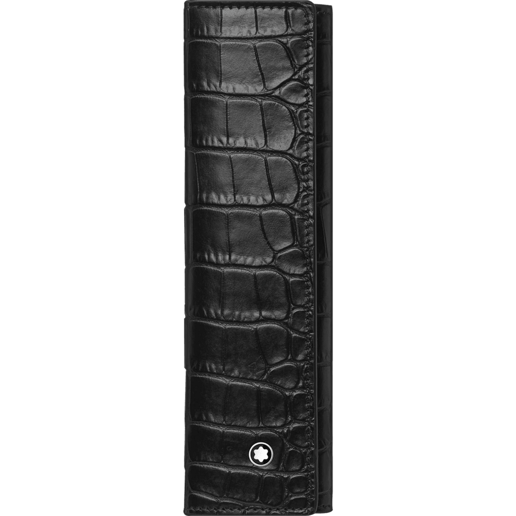 Montblanc Meisterstuck Selection Pen Pouch - Black - Pen Boutique Ltd