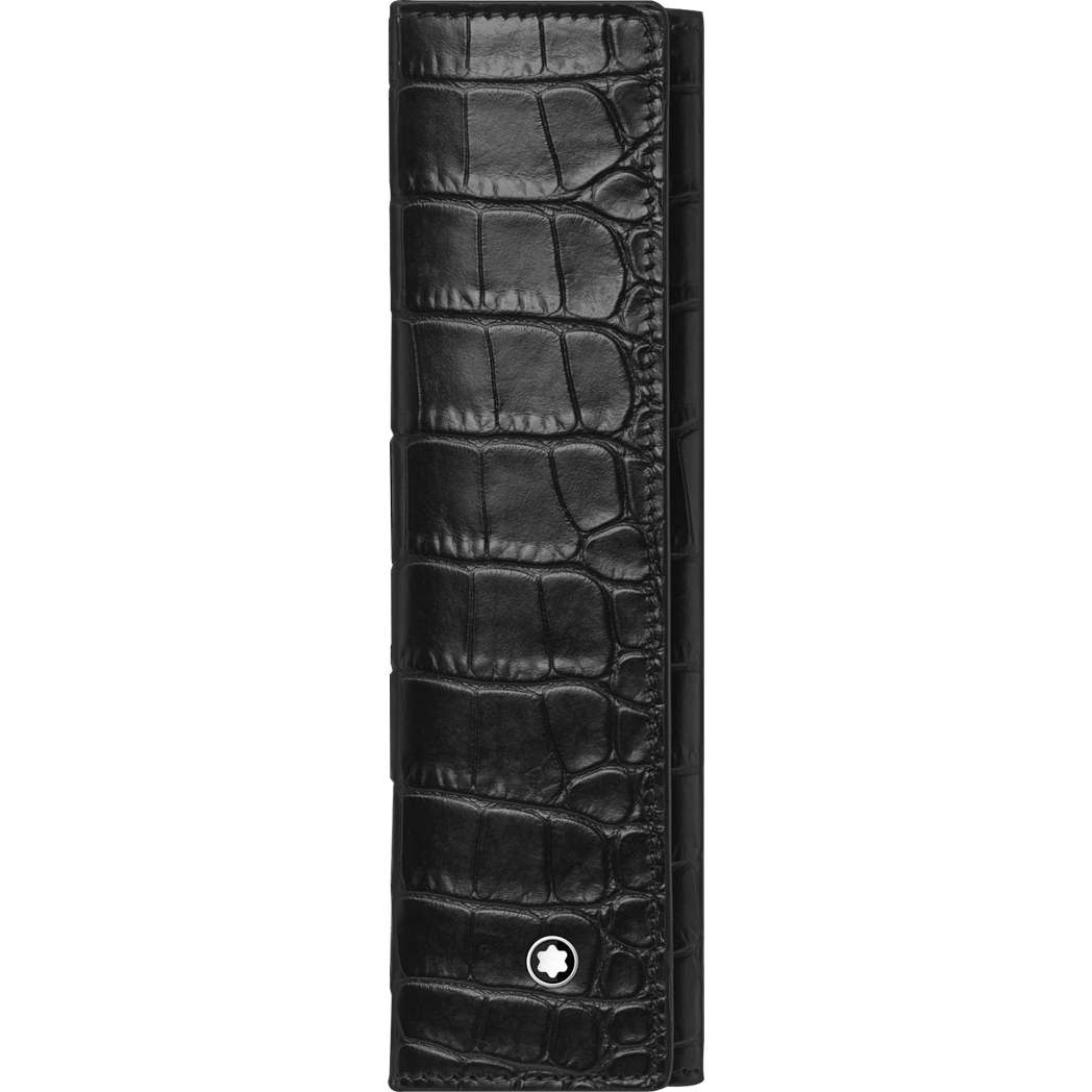 Montblanc Meisterstuck Selection Pen Pouch - Black-Pen Boutique Ltd