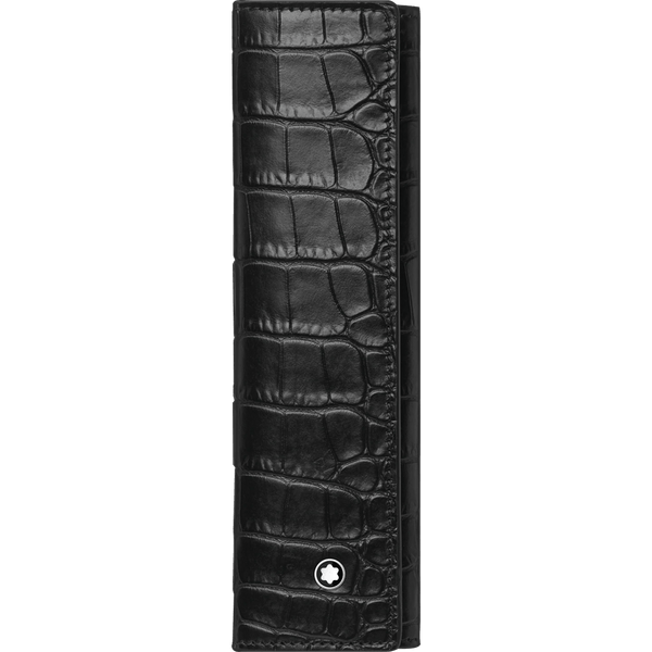 Montblanc Meisterstuck Selection Pen Pouch - Black-Pen Boutique Ltd