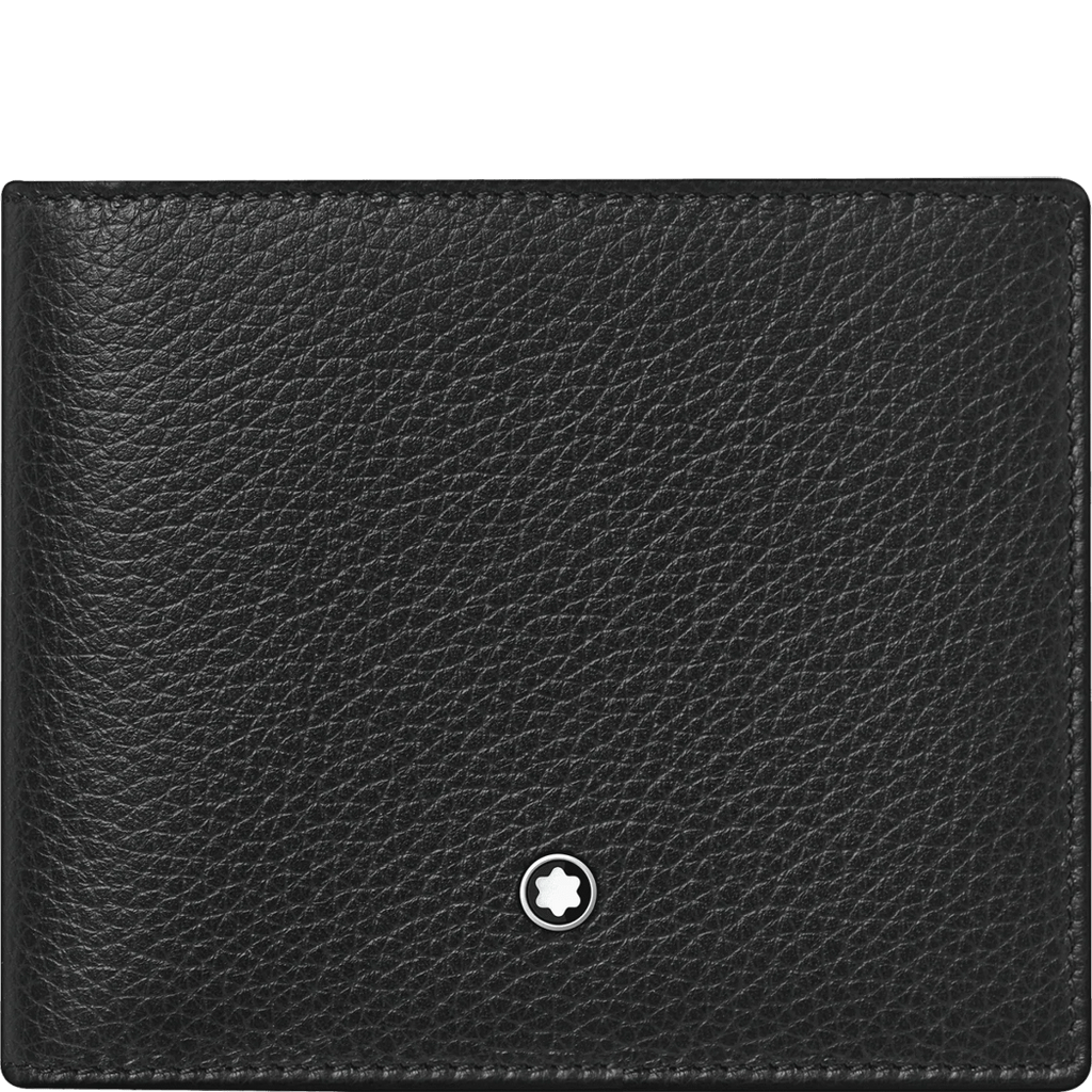 Montblanc Meisterstuck Wallet - Soft Grain Black (6CC)-Pen Boutique Ltd