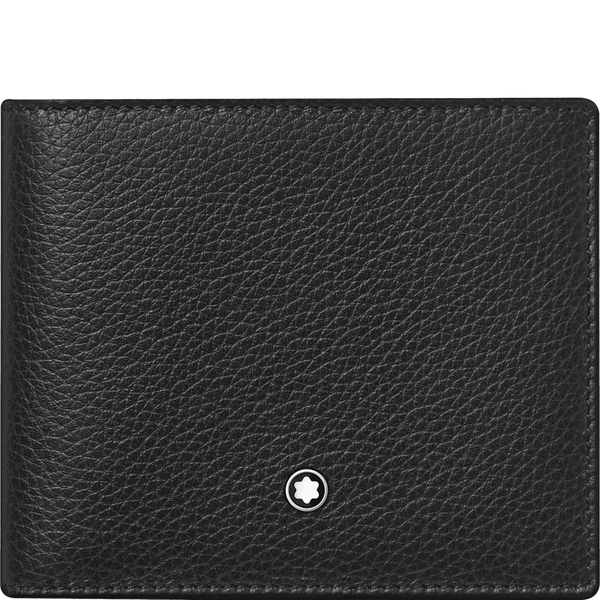 Montblanc Meisterstuck Wallet - Soft Grain Black (6CC)-Pen Boutique Ltd