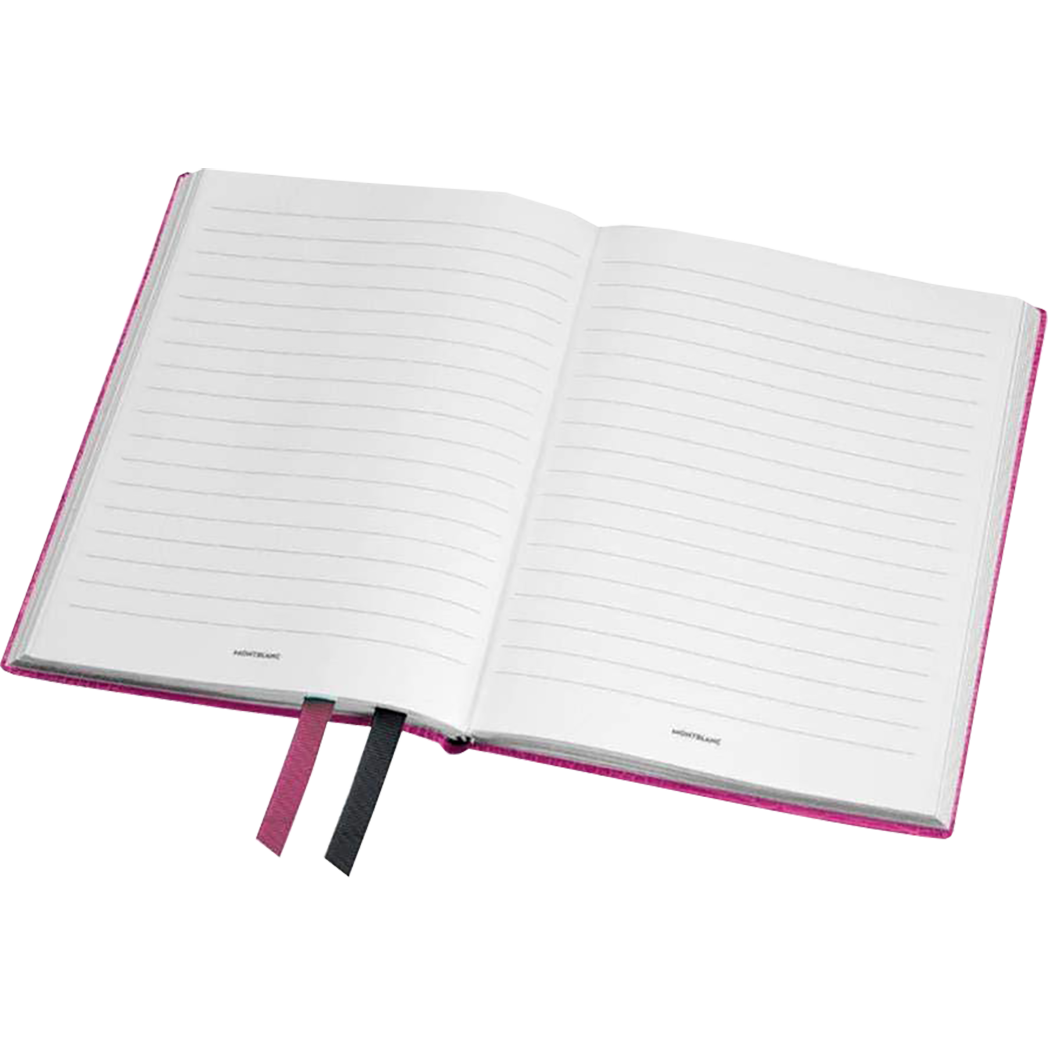 Montblanc Notebook - #146 Croco Print - Fuchsia - Lined-Pen Boutique Ltd