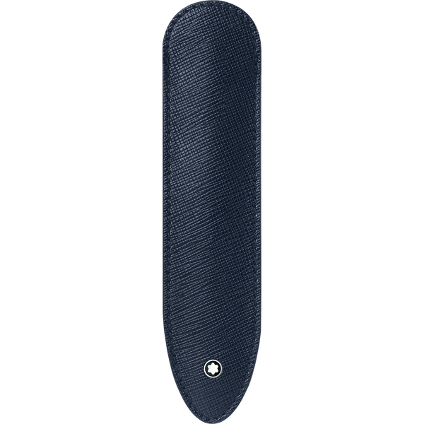 Montblanc Sartorial Pen Sleeve - Blue-Pen Boutique Ltd