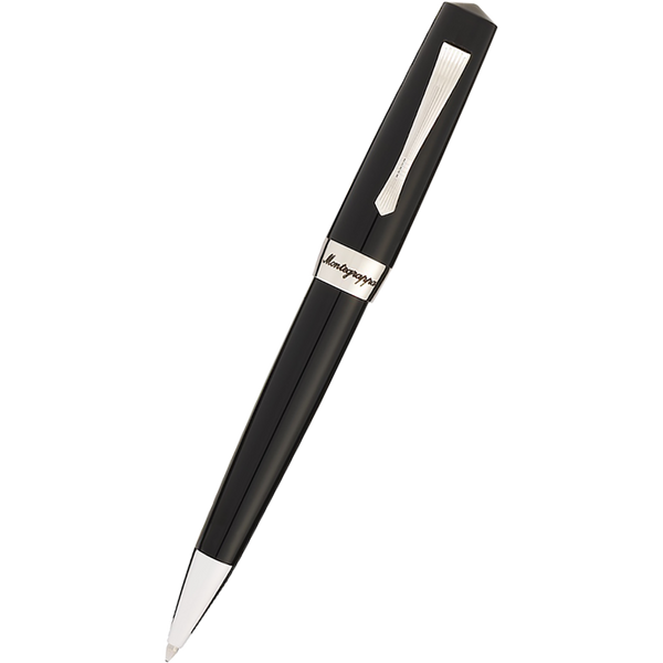 Montegrappa Elmo 02 Fantasy Bloom Ballpoint Pen - Jet Black-Pen Boutique Ltd