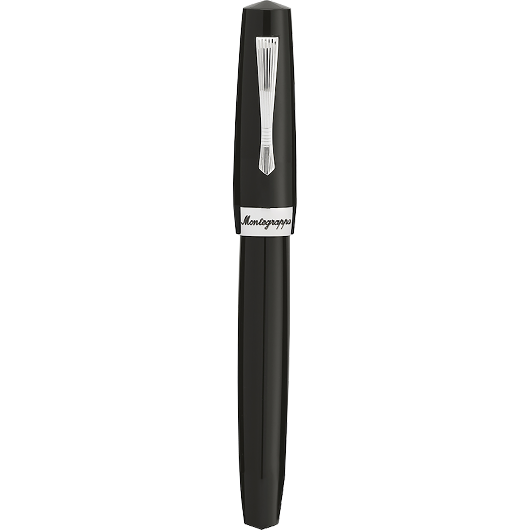 Montegrappa Elmo 02 Fantasy Bloom Fountain Pen - Jet Black-Pen Boutique Ltd