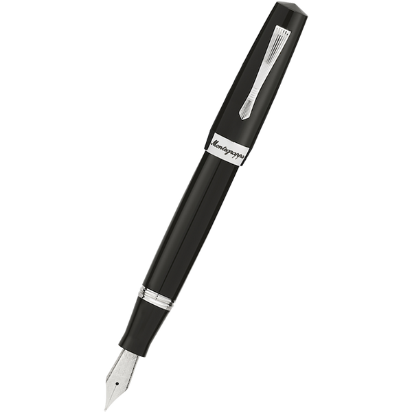 Montegrappa Elmo 02 Fantasy Bloom Fountain Pen - Jet Black-Pen Boutique Ltd