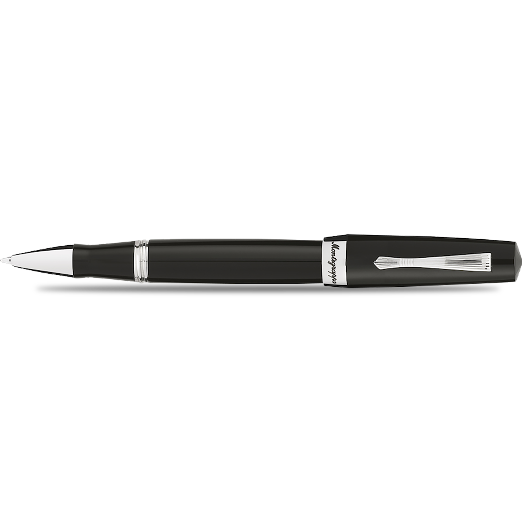 Montegrappa Elmo 02 Fantasy Bloom Rollerball Pen - Jet Black-Pen Boutique Ltd