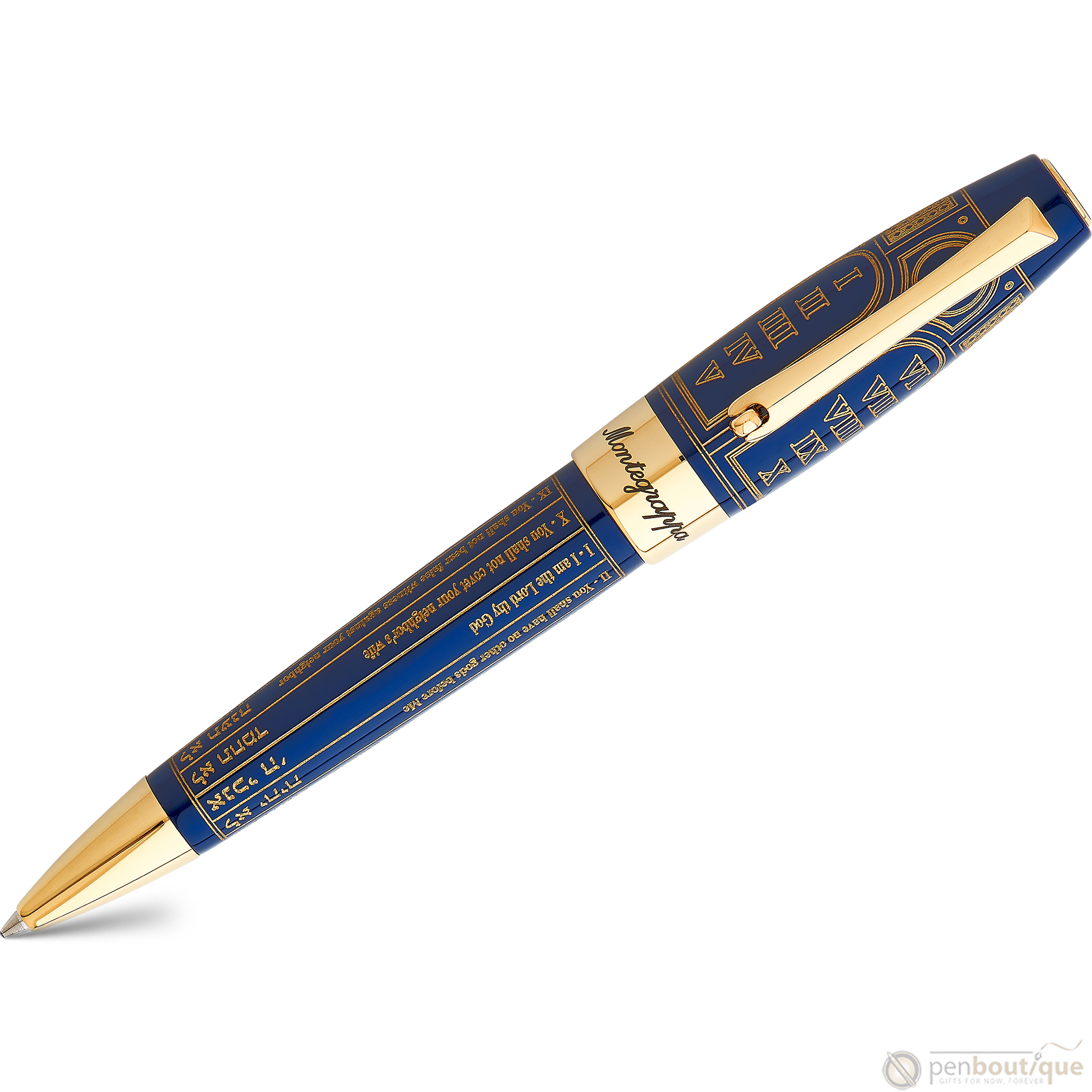 Montegrappa Fortuna Ballpoint Pen - Open Edition - 10 Commandments-Pen Boutique Ltd