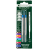 Monteverde Parker Style Soft Roll Ballpoint Refill - Medium - Turquoise - 2pcs - Pen Boutique Ltd