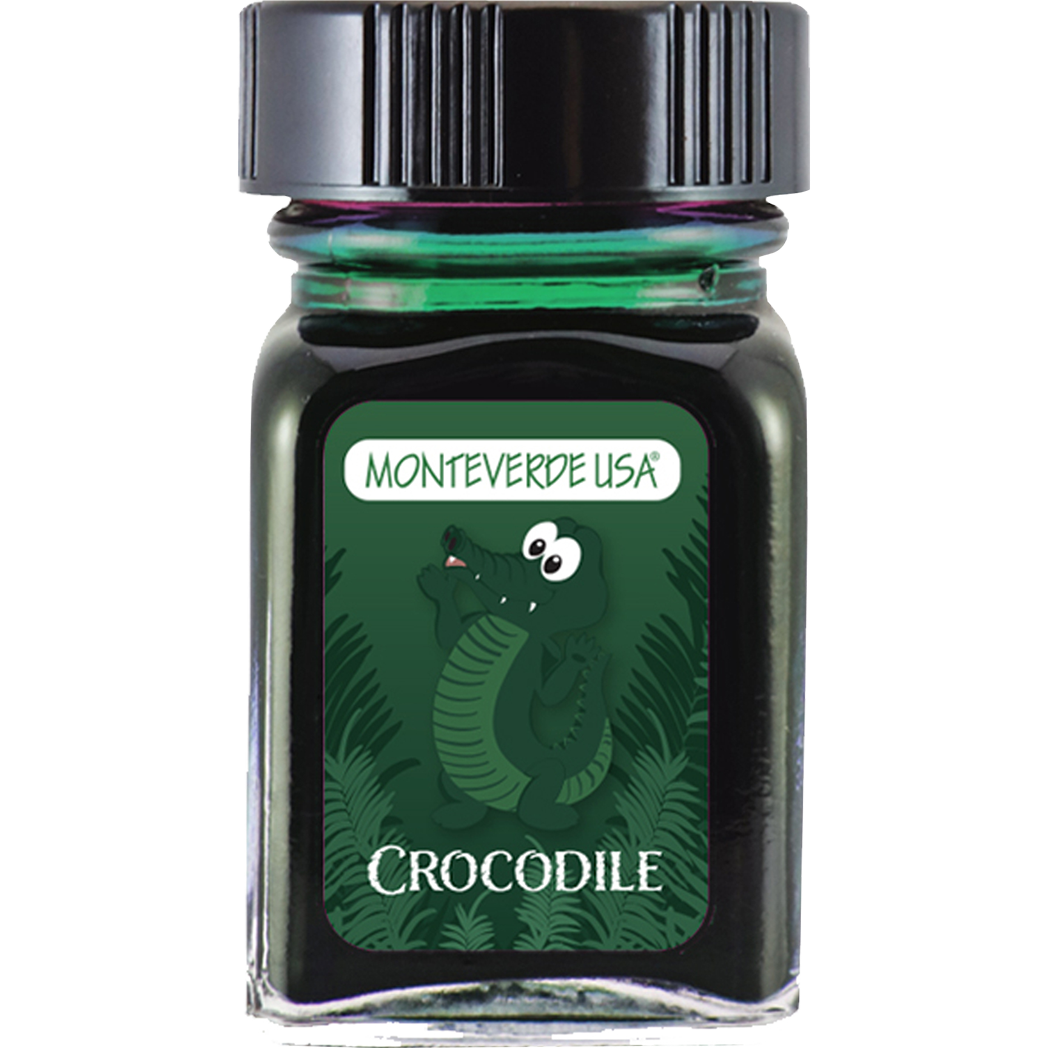 Monteverde Ink Bottle - Jungle Crocodile (Green) - 30 ml-Pen Boutique Ltd