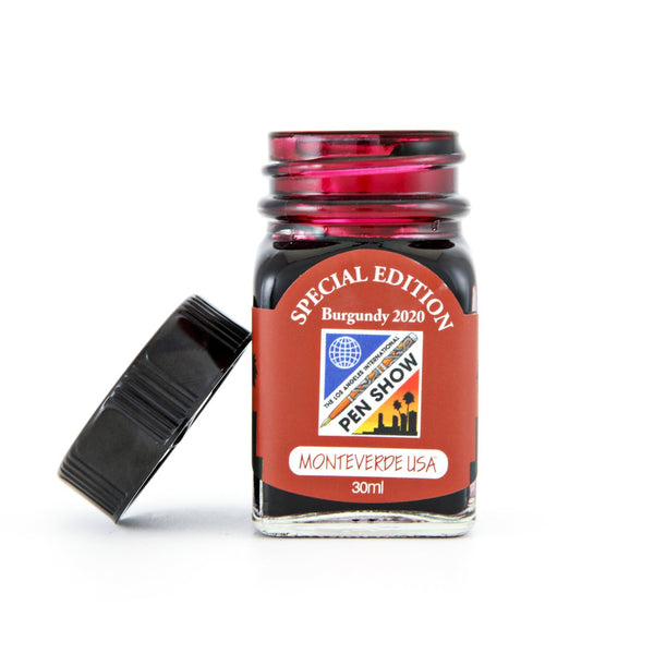 Monteverde LA Pen Show Bottled Ink - 2020 Special Edition - Burgundy-Pen Boutique Ltd