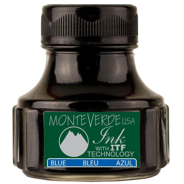 Monteverde Blue Ink Bottle - 90ML-Pen Boutique Ltd