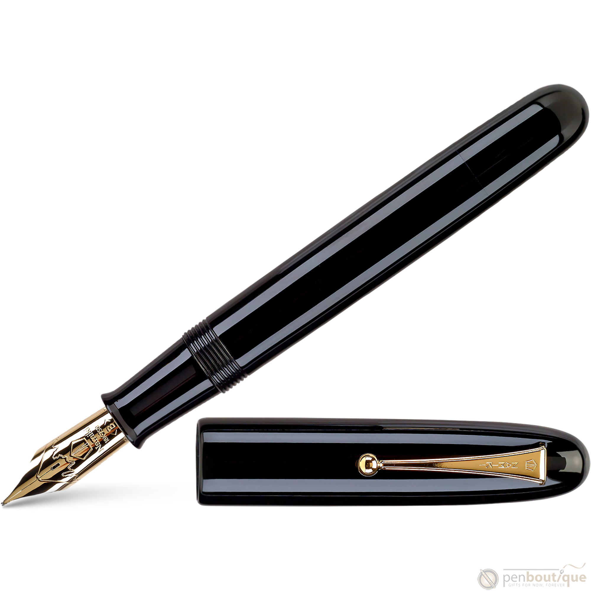 Namiki Emperor Fountain Pen - Urushi Black-Pen Boutique Ltd