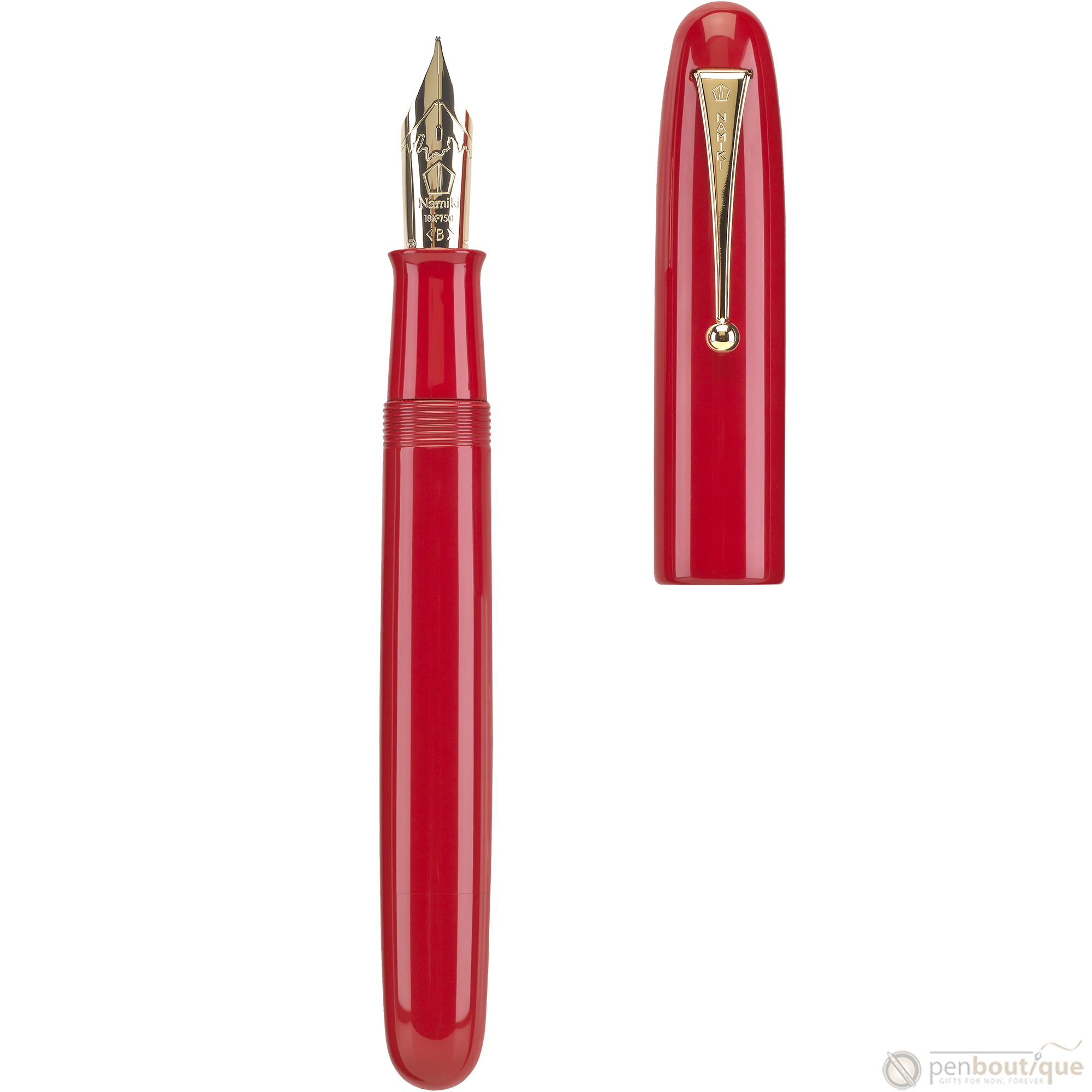 Namiki Emperor Fountain Pen - Urushi Vermillion-Pen Boutique Ltd