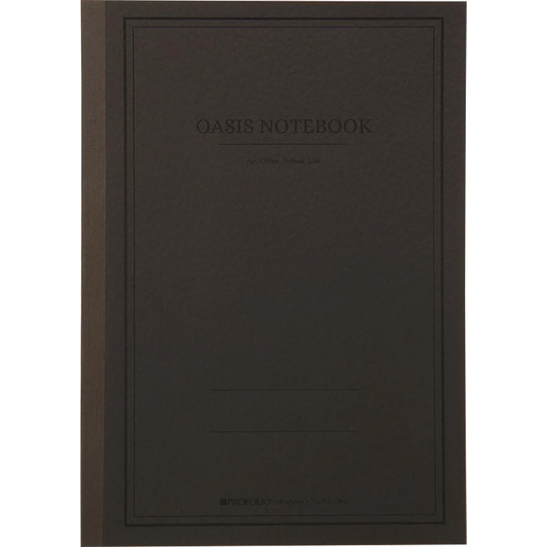 Oasis Notebook - Charcoal - Large-Pen Boutique Ltd