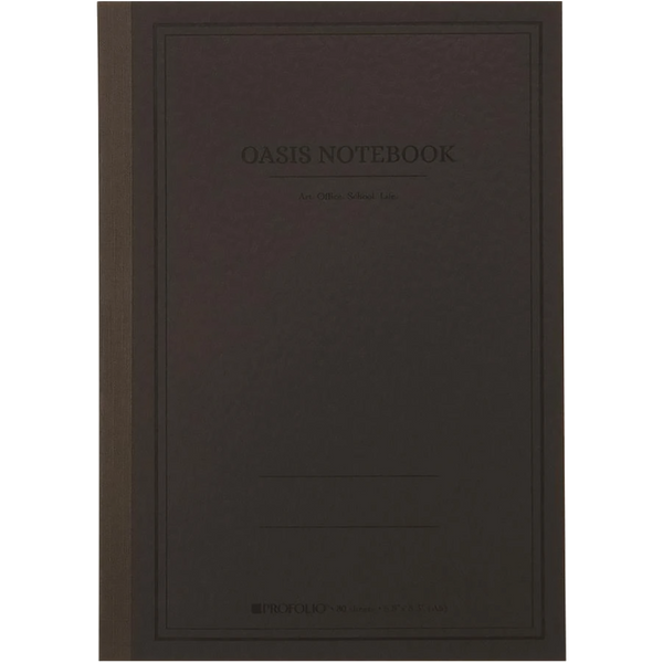 Oasis ProFolio Notebook - Charcoal - Small-Pen Boutique Ltd