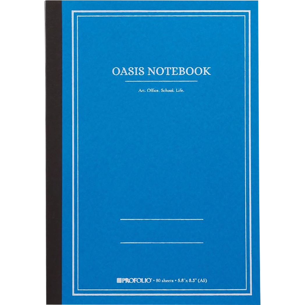 Oasis Notebook - Sky Blue - Medium-Pen Boutique Ltd