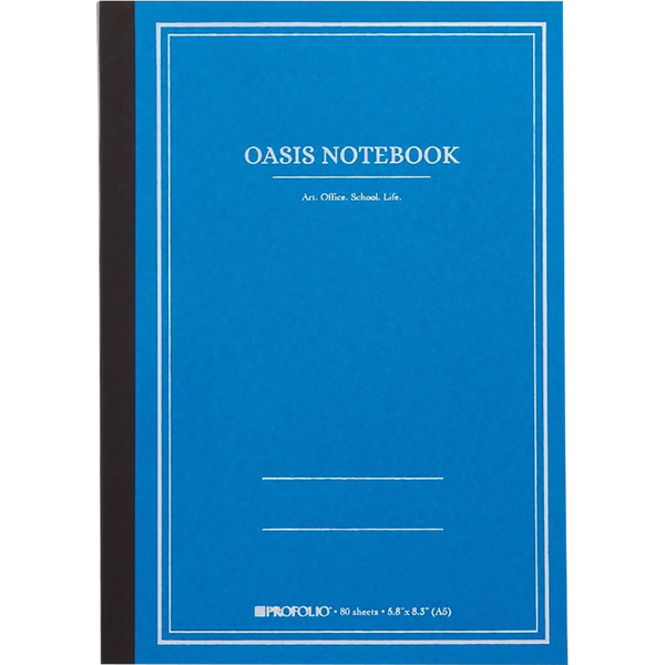 Oasis Notebook - Sky Blue - Medium-Pen Boutique Ltd