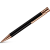 Otto Hutt Design 4 Ballpoint Pen - Black - Rose Gold Trim-Pen Boutique Ltd