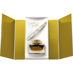 Pelikan Classic Gift Set - Special Edition - M200 Golden Beryl (Includes Fountain Pen & Ink Bottle)-Pen Boutique Ltd