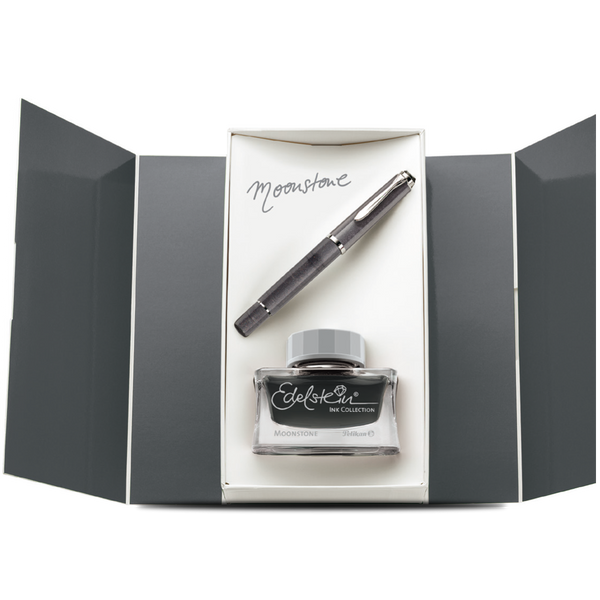 Pelikan Gift Set - Special Edition - M205 Moonstone (Includes Fountain Pen & Ink Bottle)-Pen Boutique Ltd