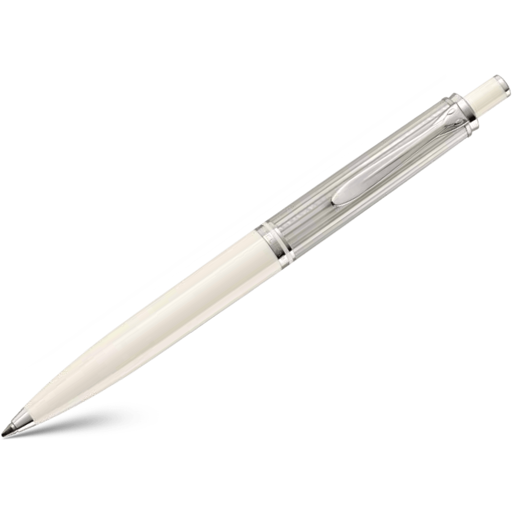 Pelikan Souveran Ballpoint Pen - K405 Silver-White-Pen Boutique Ltd