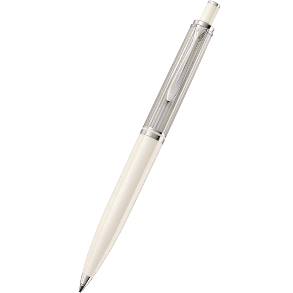 Pelikan Souveran Ballpoint Pen - K405 Silver-White-Pen Boutique Ltd