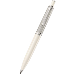 Pelikan Souveran Ballpoint Pen - K405 Silver-White-Pen Boutique Ltd