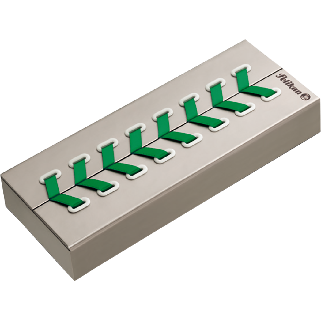Pelikan Souveran Ballpoint Pen - K605 Green-White-Pen Boutique Ltd