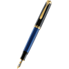 Pelikan Souveran Fountain Pen - M800 Black/Blue-Pen Boutique Ltd